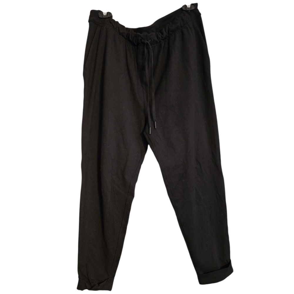 Athletic Thick Black Joggers Size XL in EUC - Picture 1 of 4